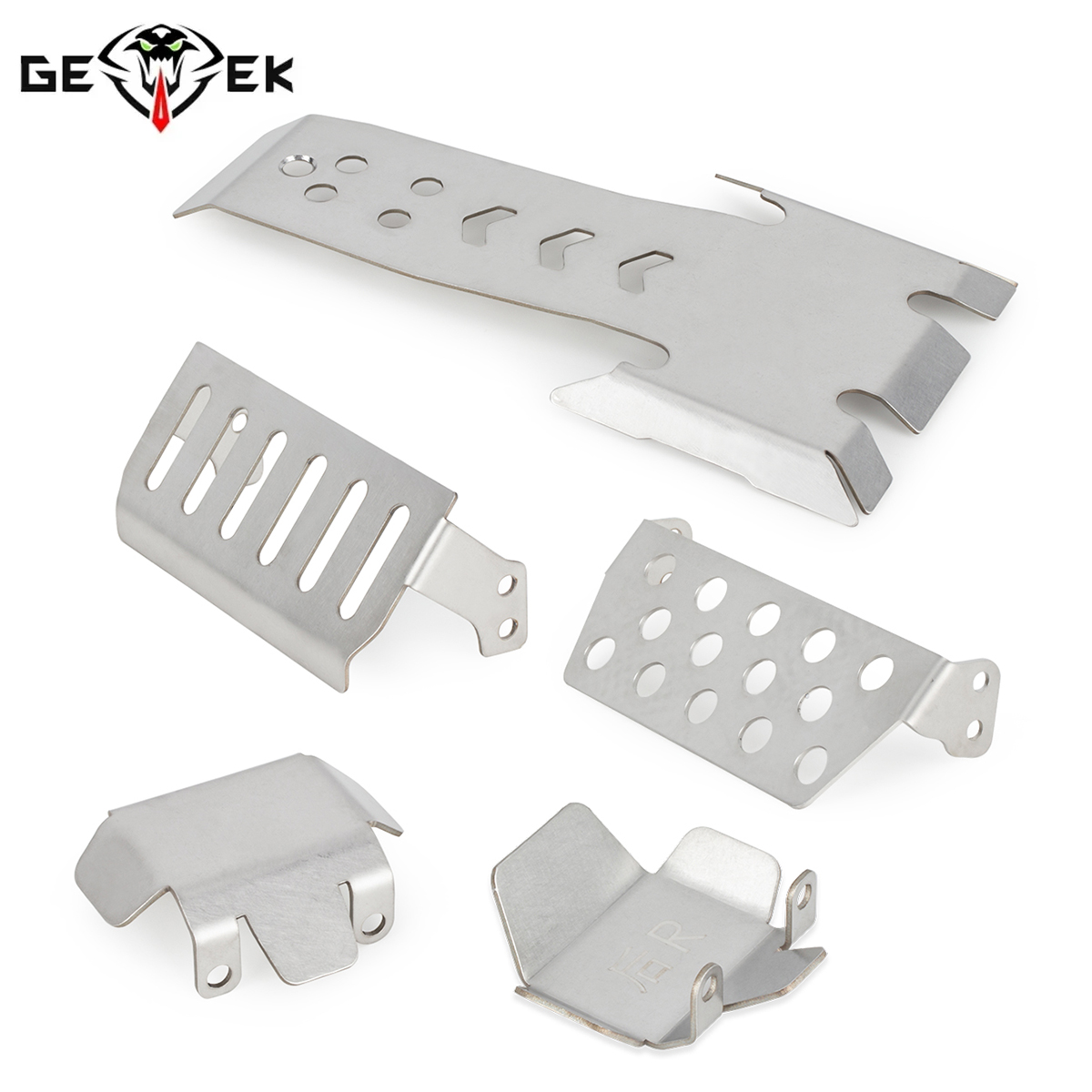 Rc Hobby Shops - Protection d'essieu en acier inoxydable, plaque