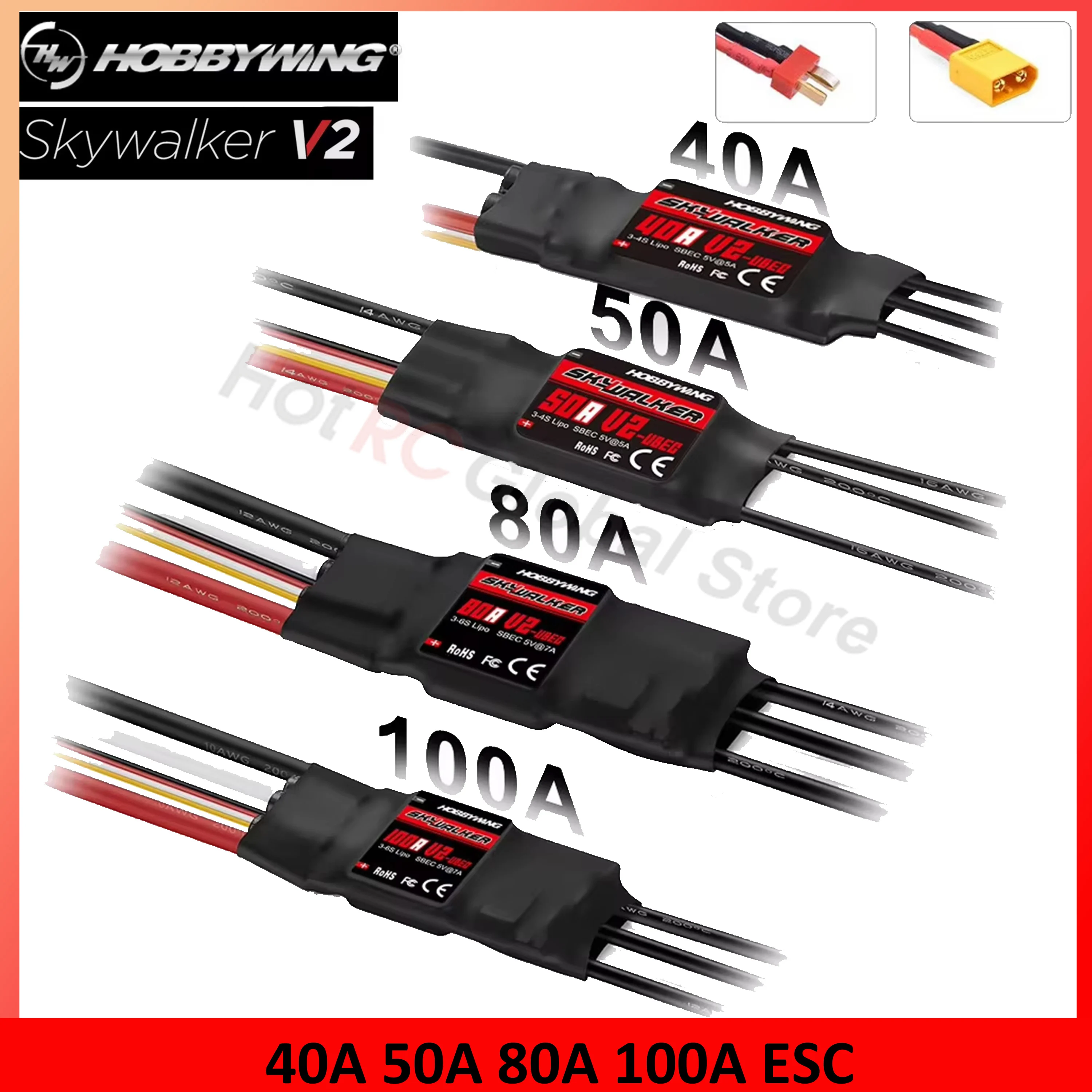 Rc Hobby Motor - BBYWING-Contrôleur de vitesse ESC sans balais,