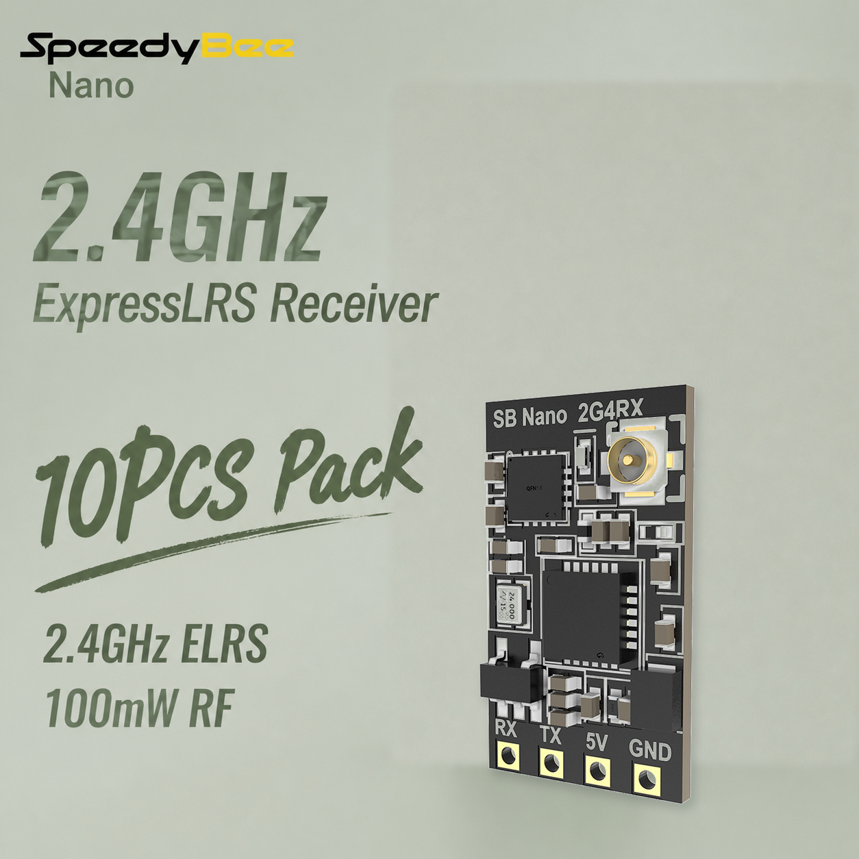 Rc Plane Hobby Zone - Module récepteur SpeedyBee Nano ELRS 2.4GHz