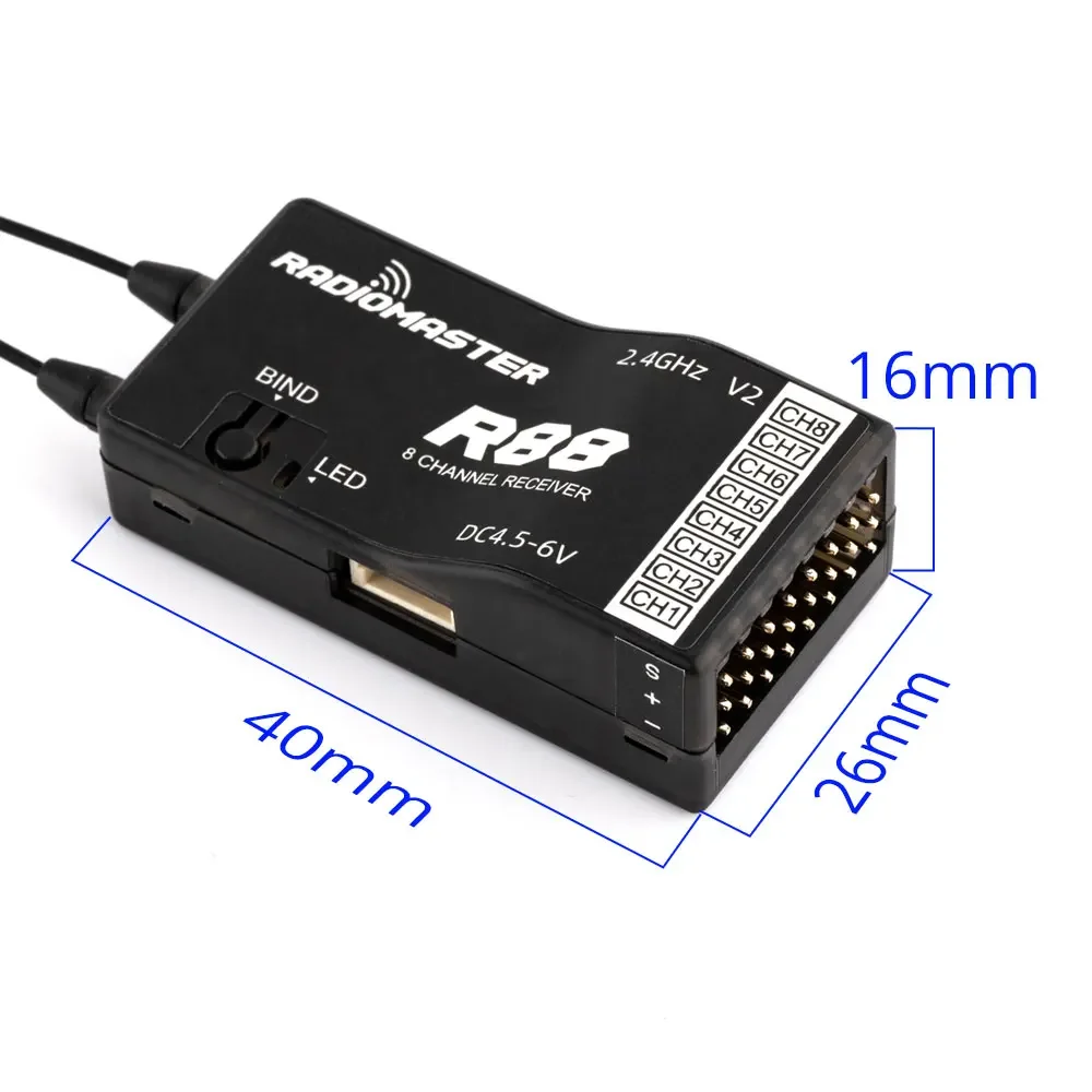 Récepteur RadioMaster R88 V2.0 - Receiver Sbus 8Ch avis et prix