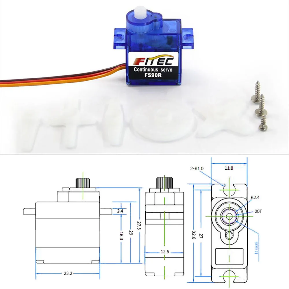 Feetech Mini FS90R Micro Servo - Rc Hobby Shops avis et prix