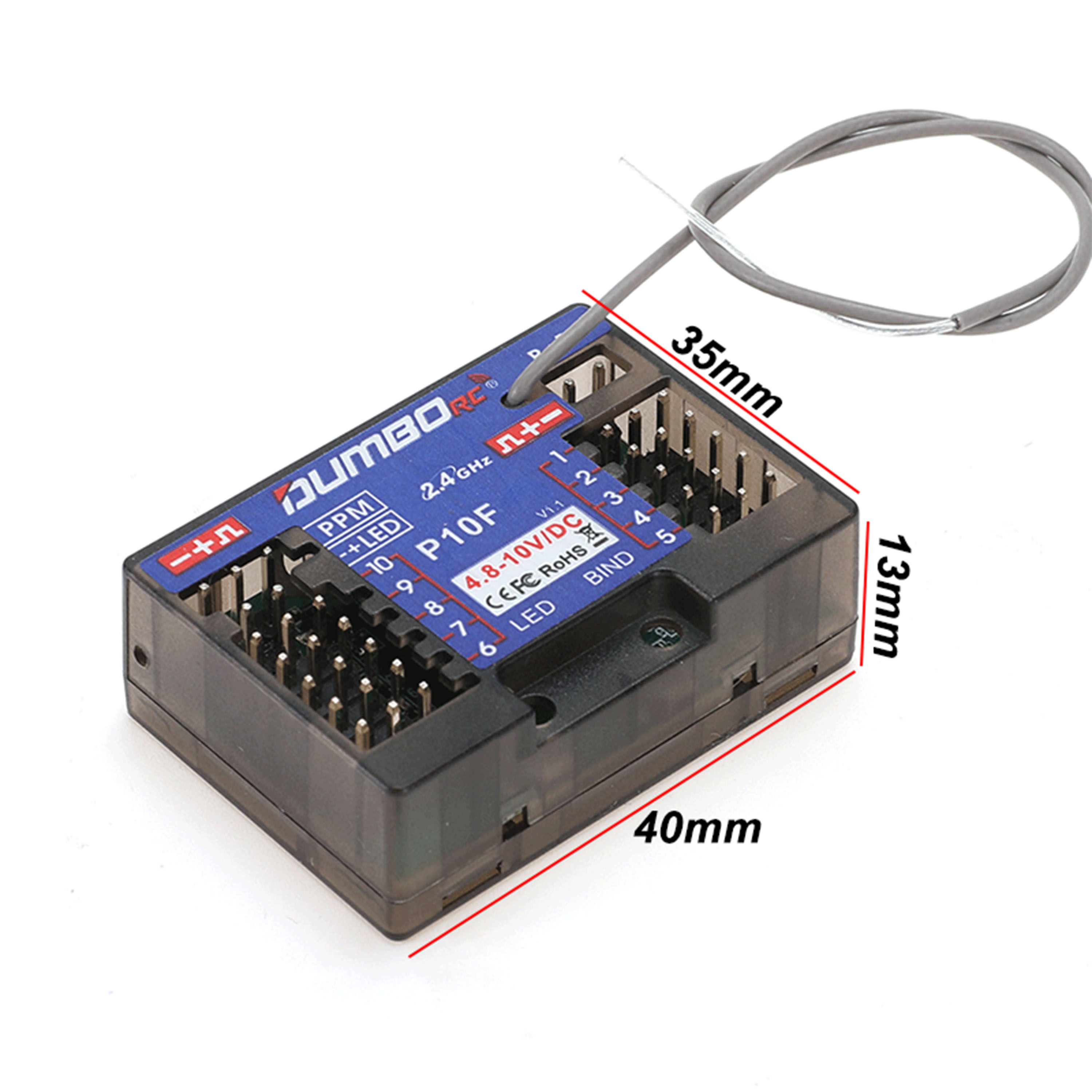 DUMBORC P10F P10FG 10CH 2.4GHz - Rc Hobby Shops avis et prix